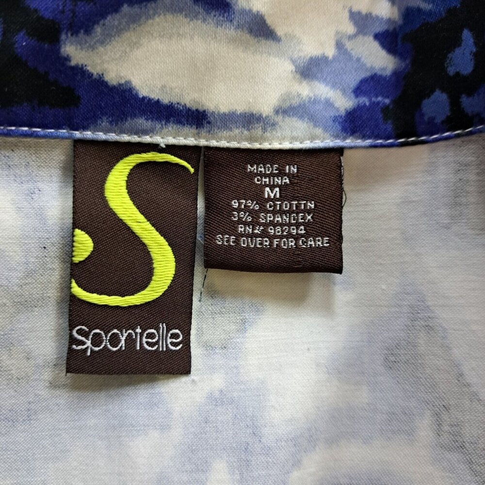 Sportelle Floral Full Zip Jacket Size Medium - Picture 7 of 7
